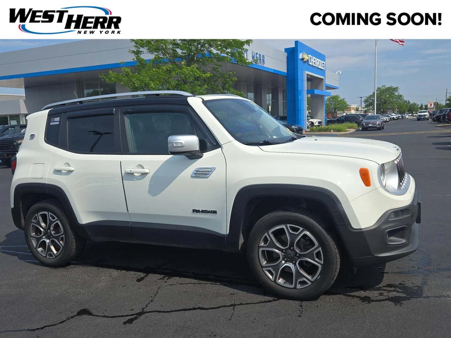 Used 2017 Alpine White Jeep Limited image 1