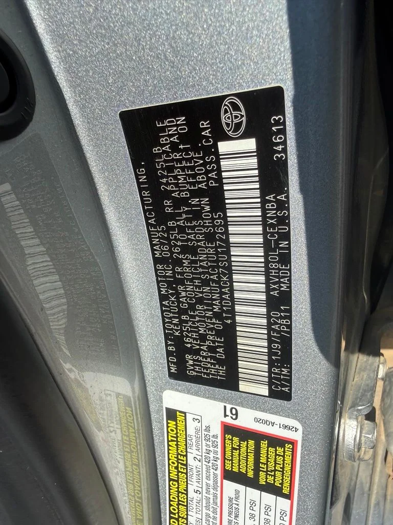 Used 2025 Silver Toyota LE image 23