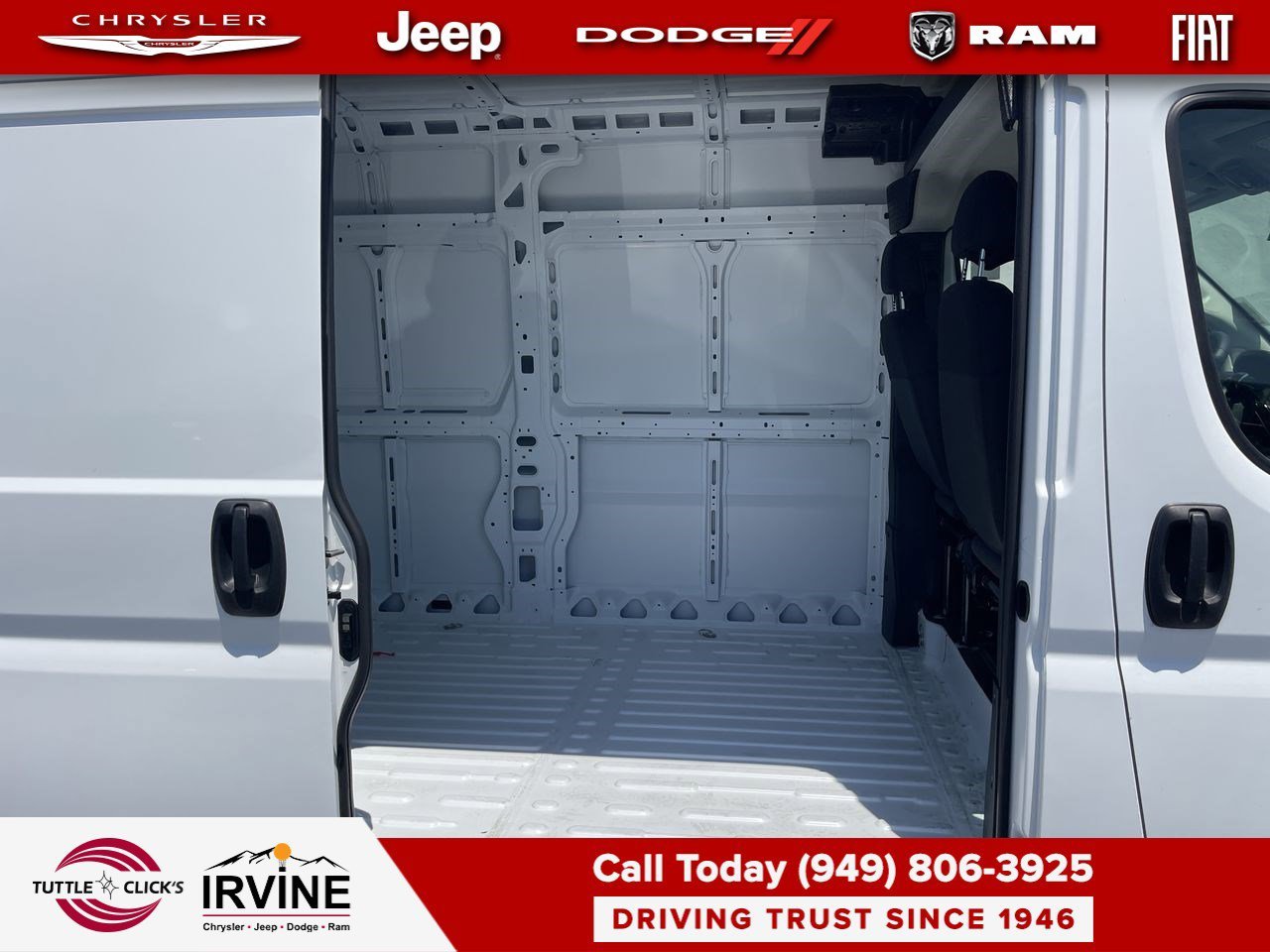 New 2026 Bright White Clear-Coat Exterior Paint RAM Tradesman image 18