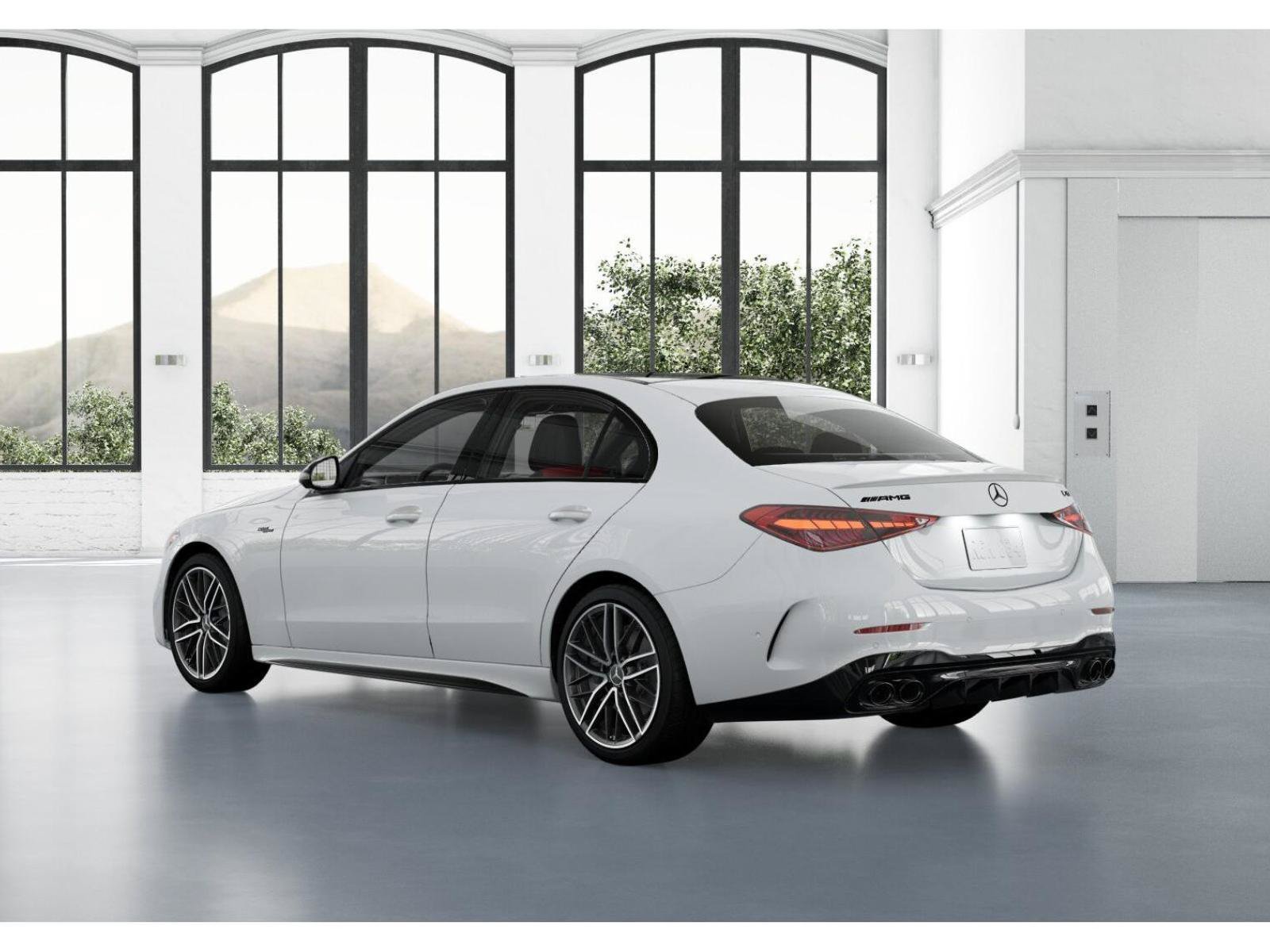 New 2026 Polar White Mercedes-Benz AMG® C 43 4MATIC® Sedan image 43