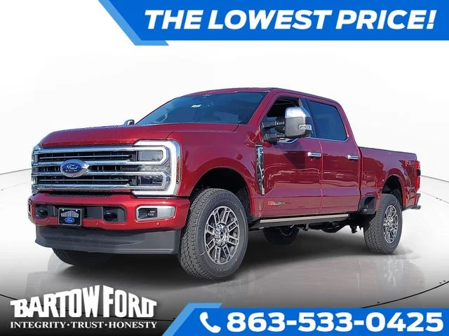 New 2026 Ruby Red Metallic Ford Platinum image 1
