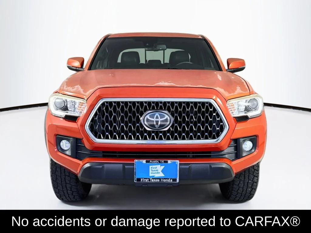 Used 2018 Inferno Red Toyota TRD Off-Road image 2