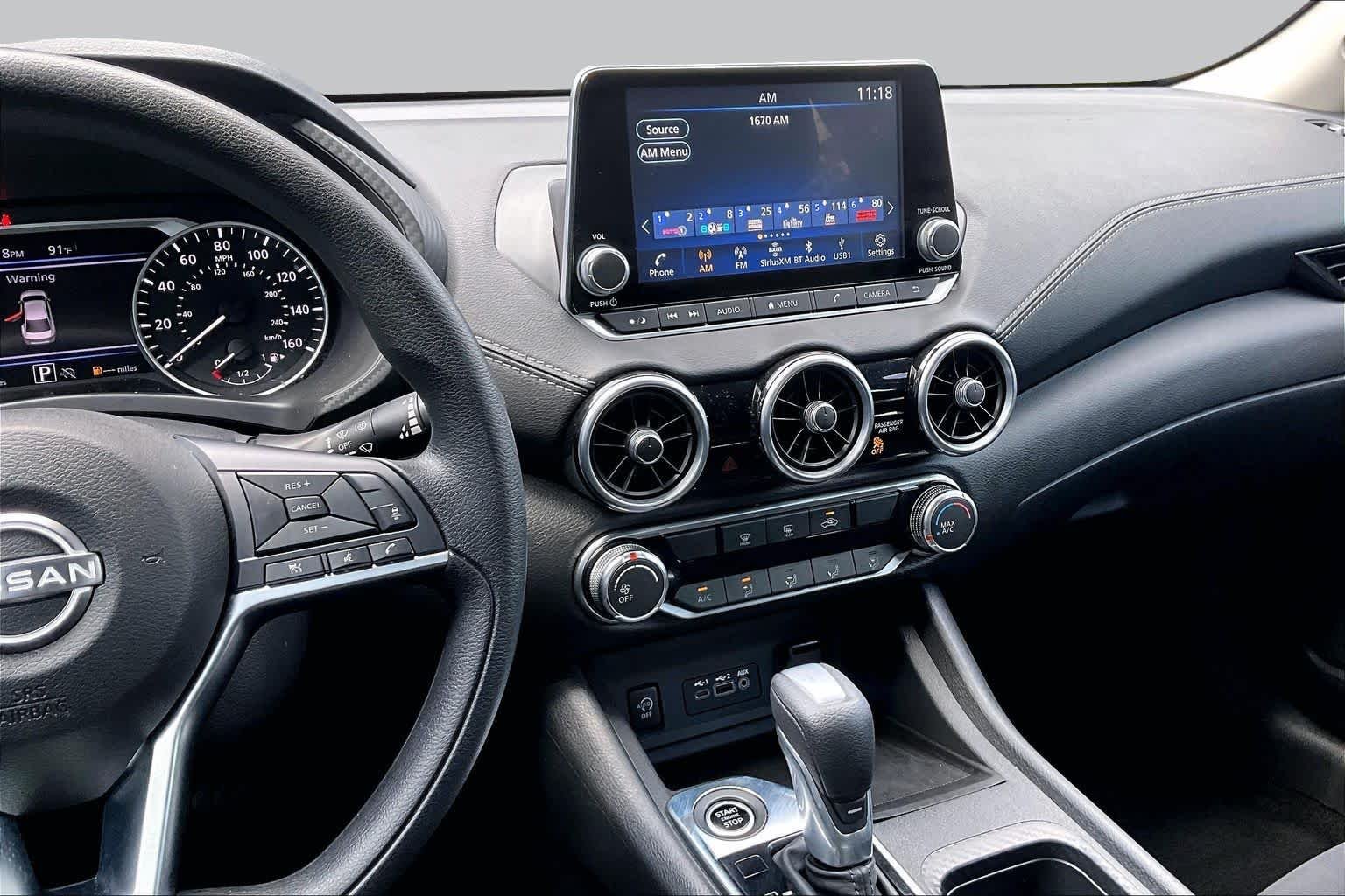 Used 2025 Super Black Nissan SV image 7