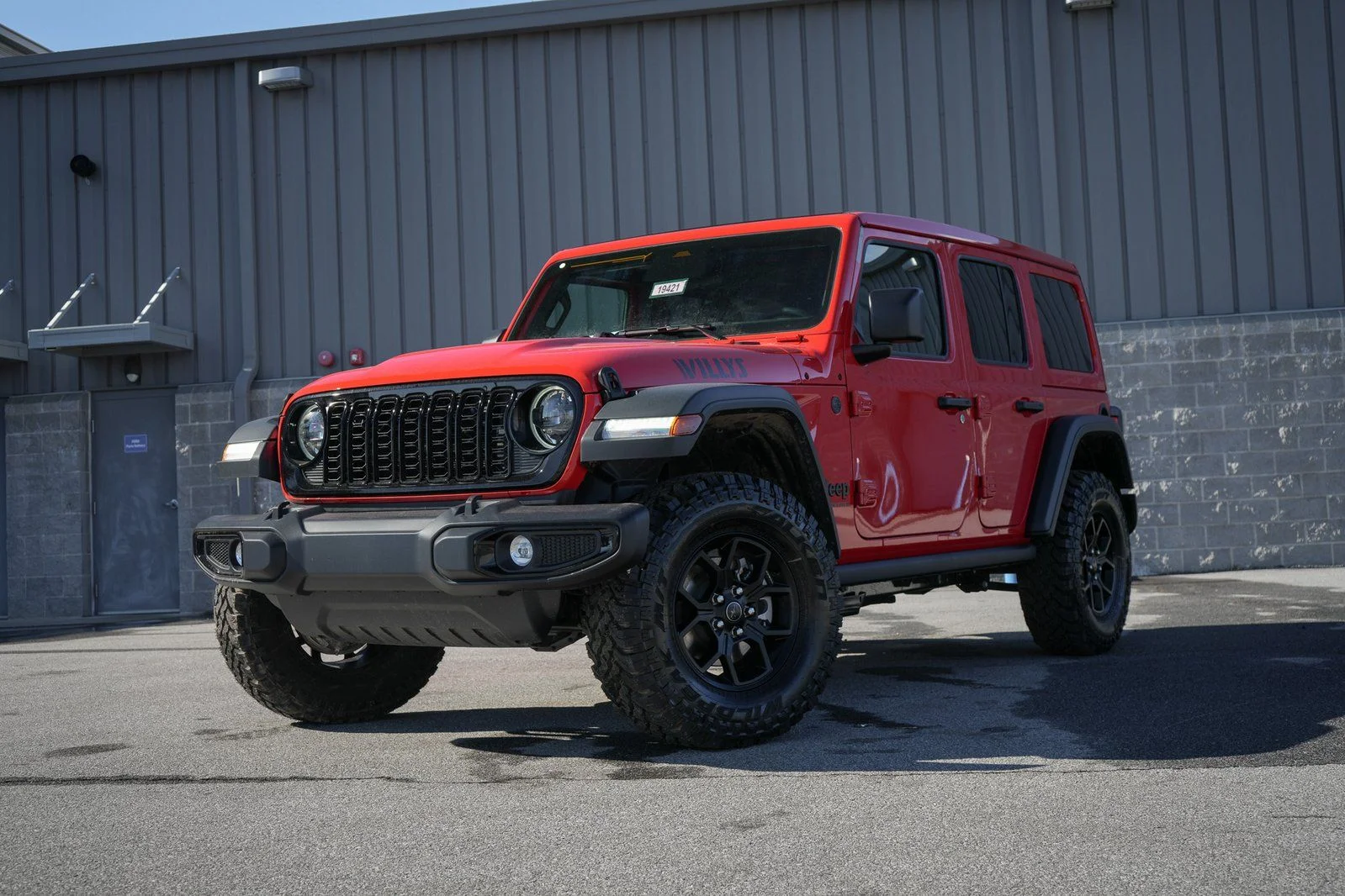 New 2026 Red Jeep Willys image 1