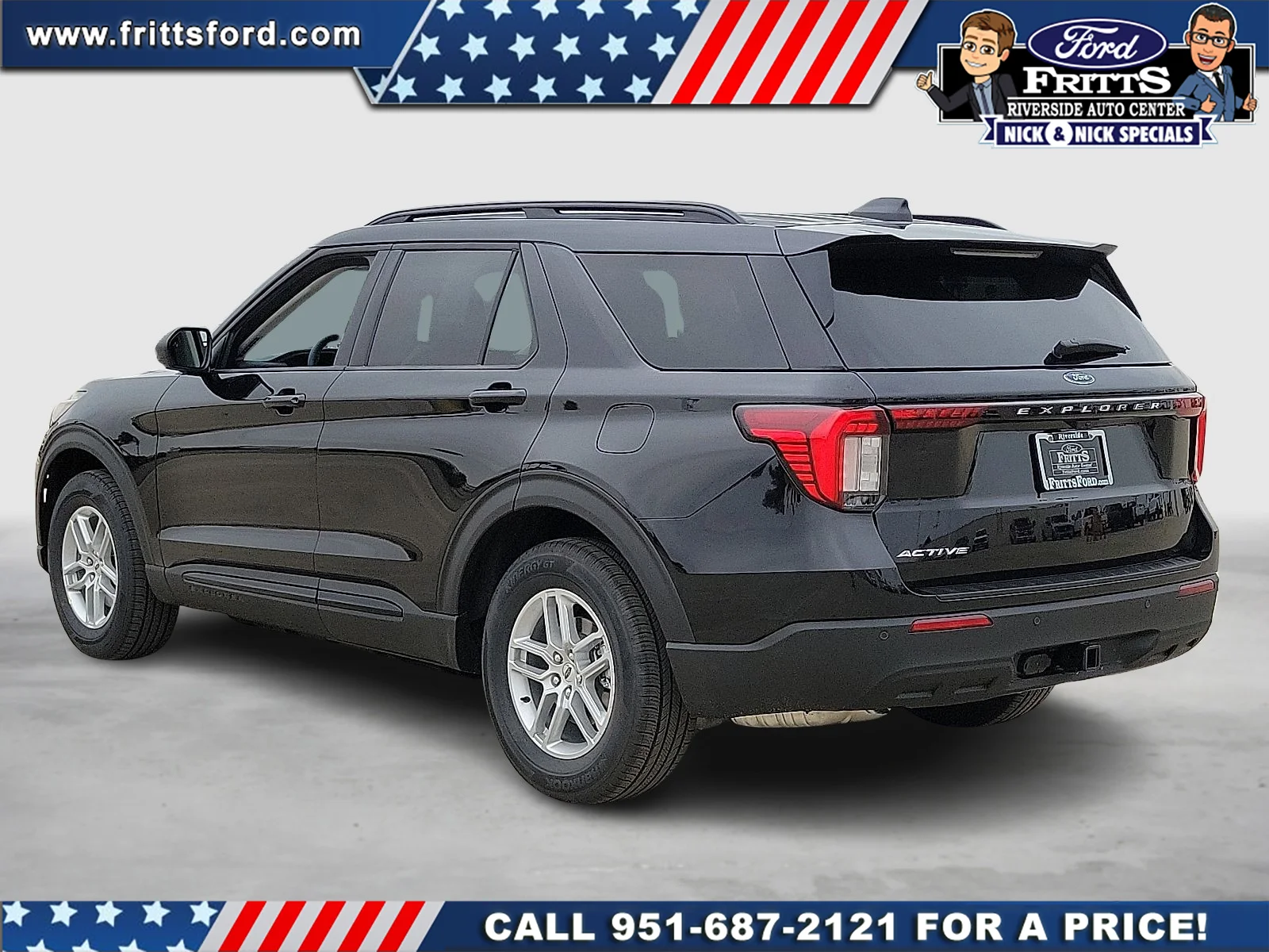 New 2026 Agate Black Metallic Ford Active image 2