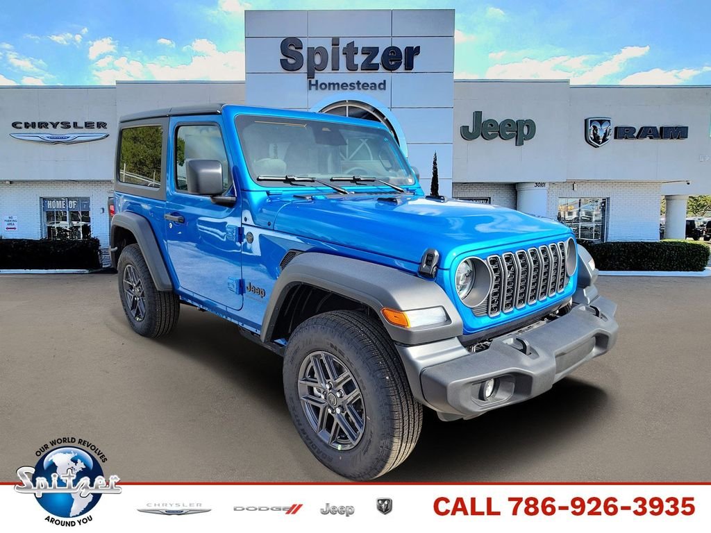 New 2026 Hydro Blue Pearl-Coat Exterior Paint Jeep Sport S image 1