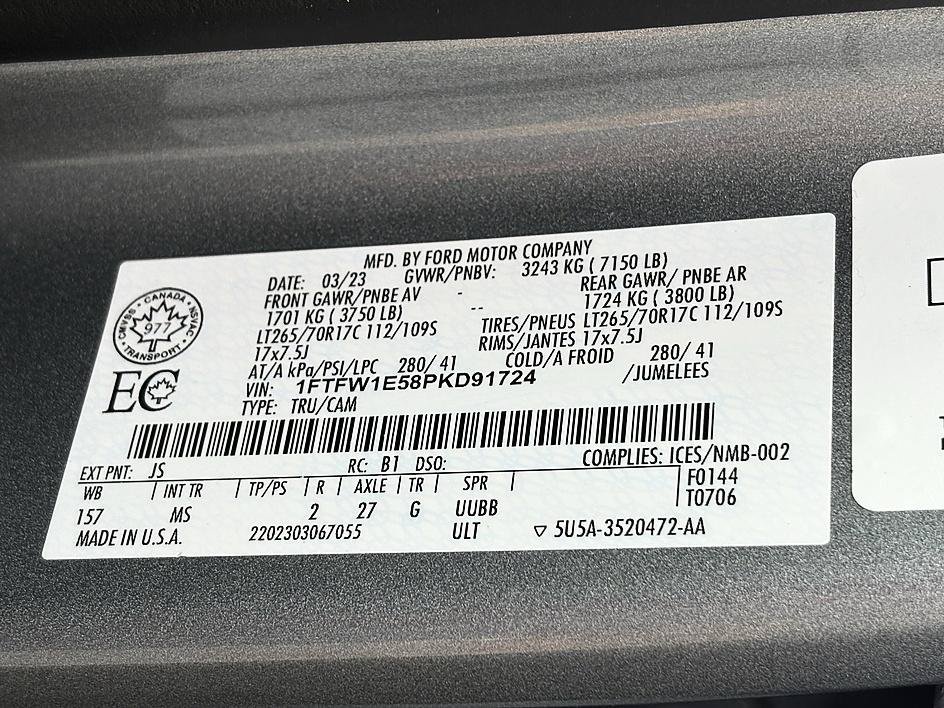 Used 2023 Iconic Silver Metallic Ford XL image 23