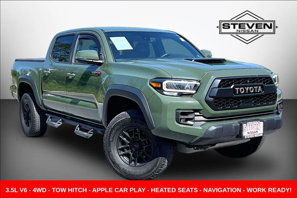 Used 2020 Green Toyota TRD Pro image 1