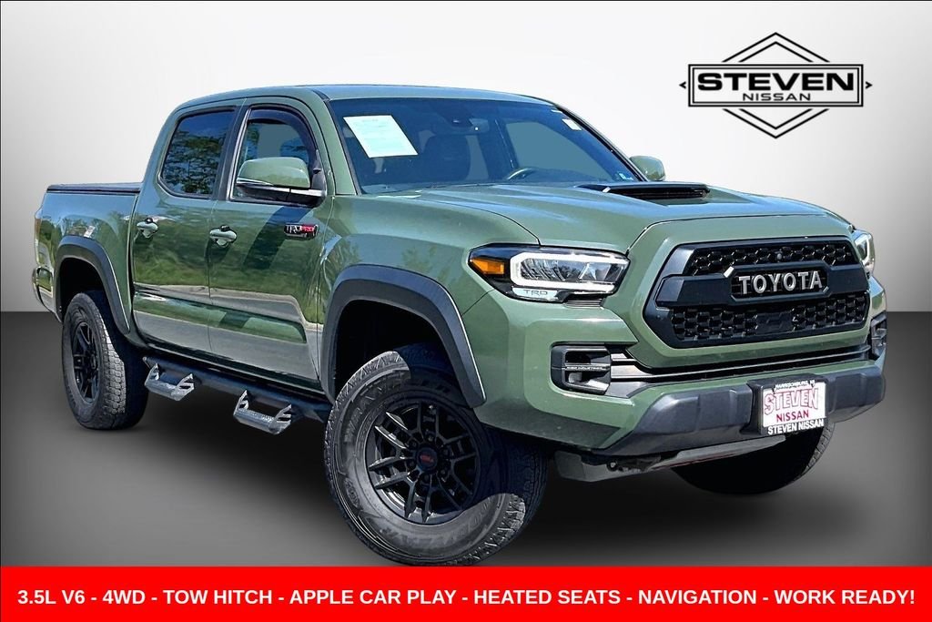 Used 2020 Green Toyota TRD Pro image 1