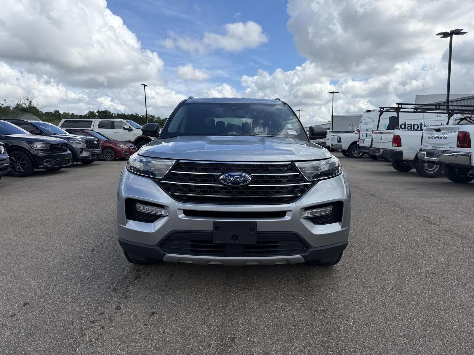 Used 2022 Iconic Silver Ford XLT image 2