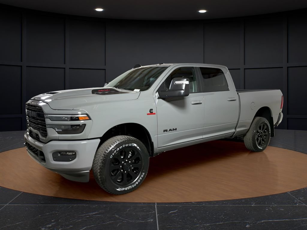 New 2027 Ceramic Gray Clear-Coat Exterior Paint RAM Laramie image 1