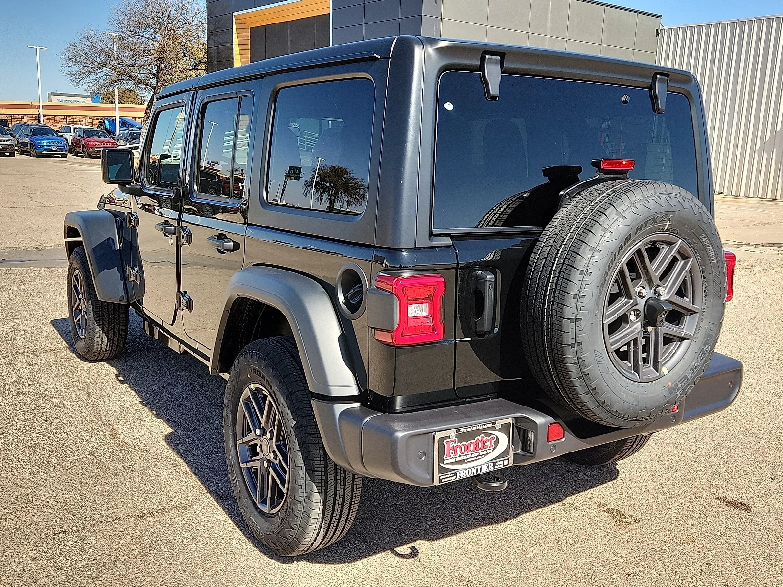 New 2026 Black Clear-Coat  Paint Jeep 4-DOOR SPORT S image 3