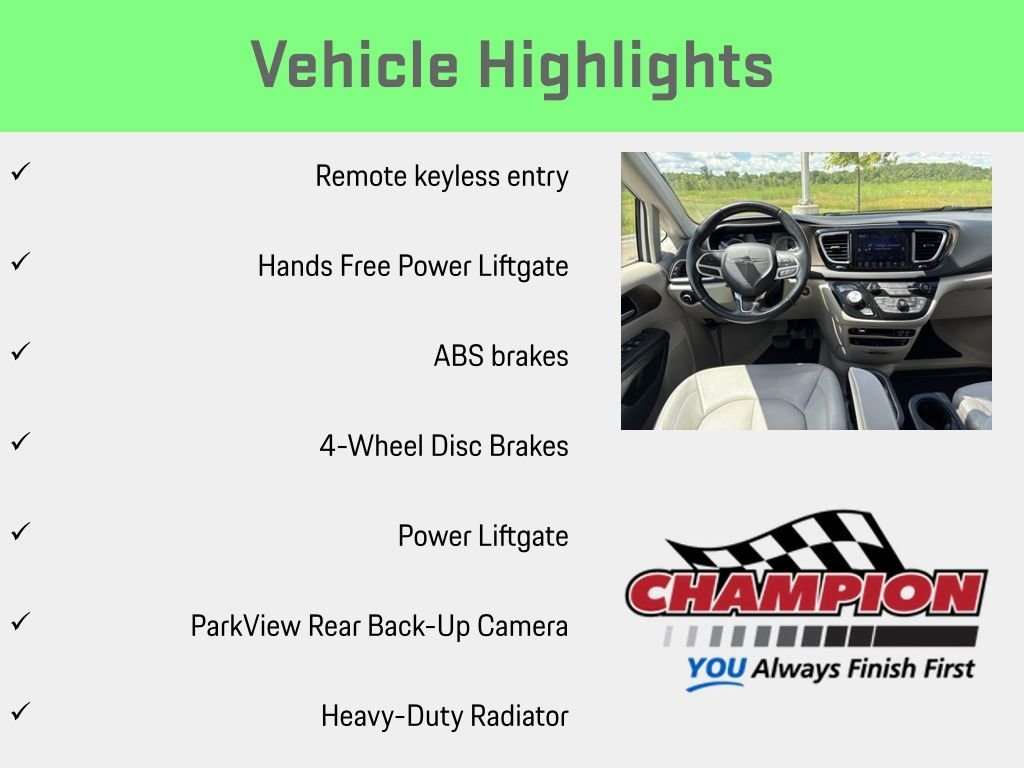 Used 2017 White Chrysler Touring L Plus image 12