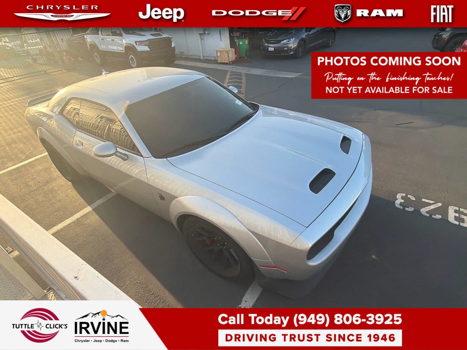 Used 2021 Triple Nickel Clearcoat Dodge SRT Hellcat Redeye Widebody image 8