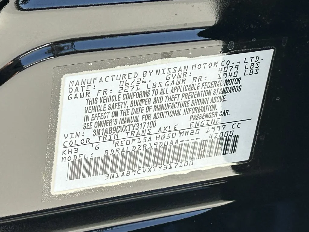 New 2026 Super Black Nissan SV image 20