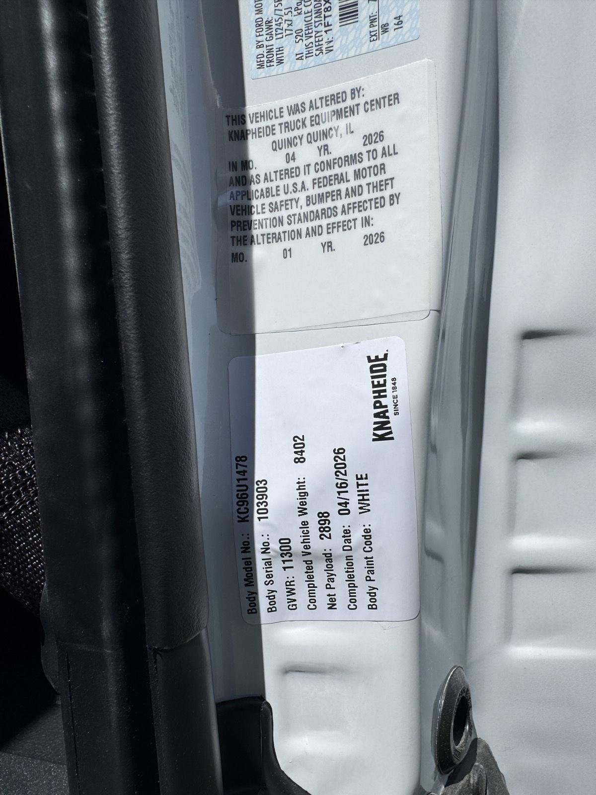 New 2026 Oxford White Ford F-350® XL image 18