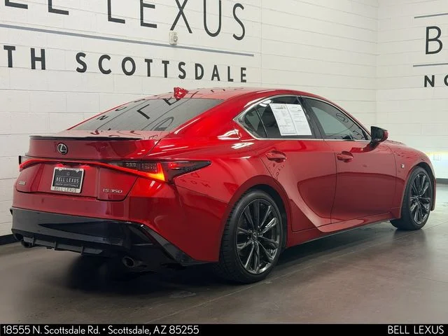 Used 2021 Red Lexus 350 F SPORT image 4