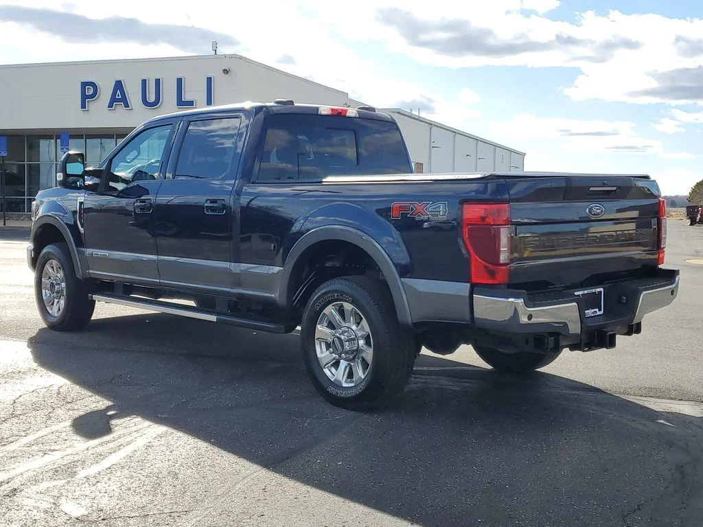 Certified Used 2022 Antimatter Blue Metallic Ford Lariat image 3