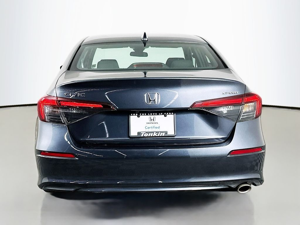 Certified Used 2025 Meteorite Gray Metallic Honda 4D SPORT image 7