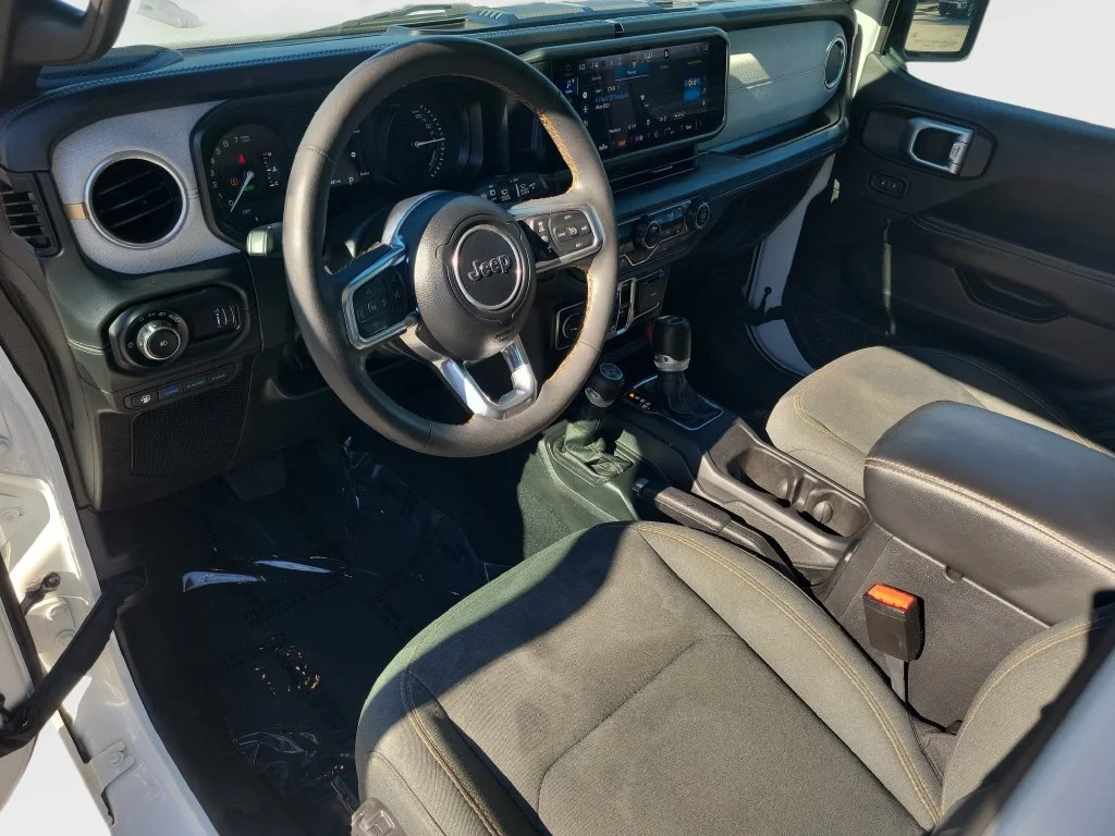 Certified Used 2024 White Jeep Sahara 4xe image 17