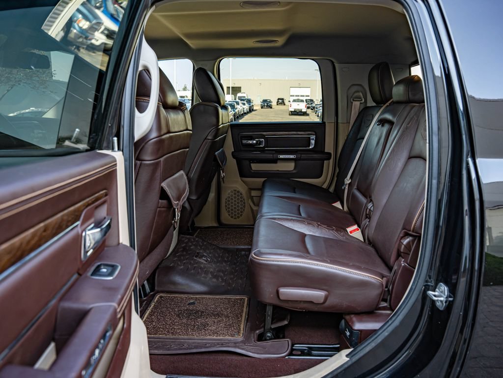 Used 2015 Brilliant Black Crystal Pearlcoat Ram Laramie Longhorn image 26