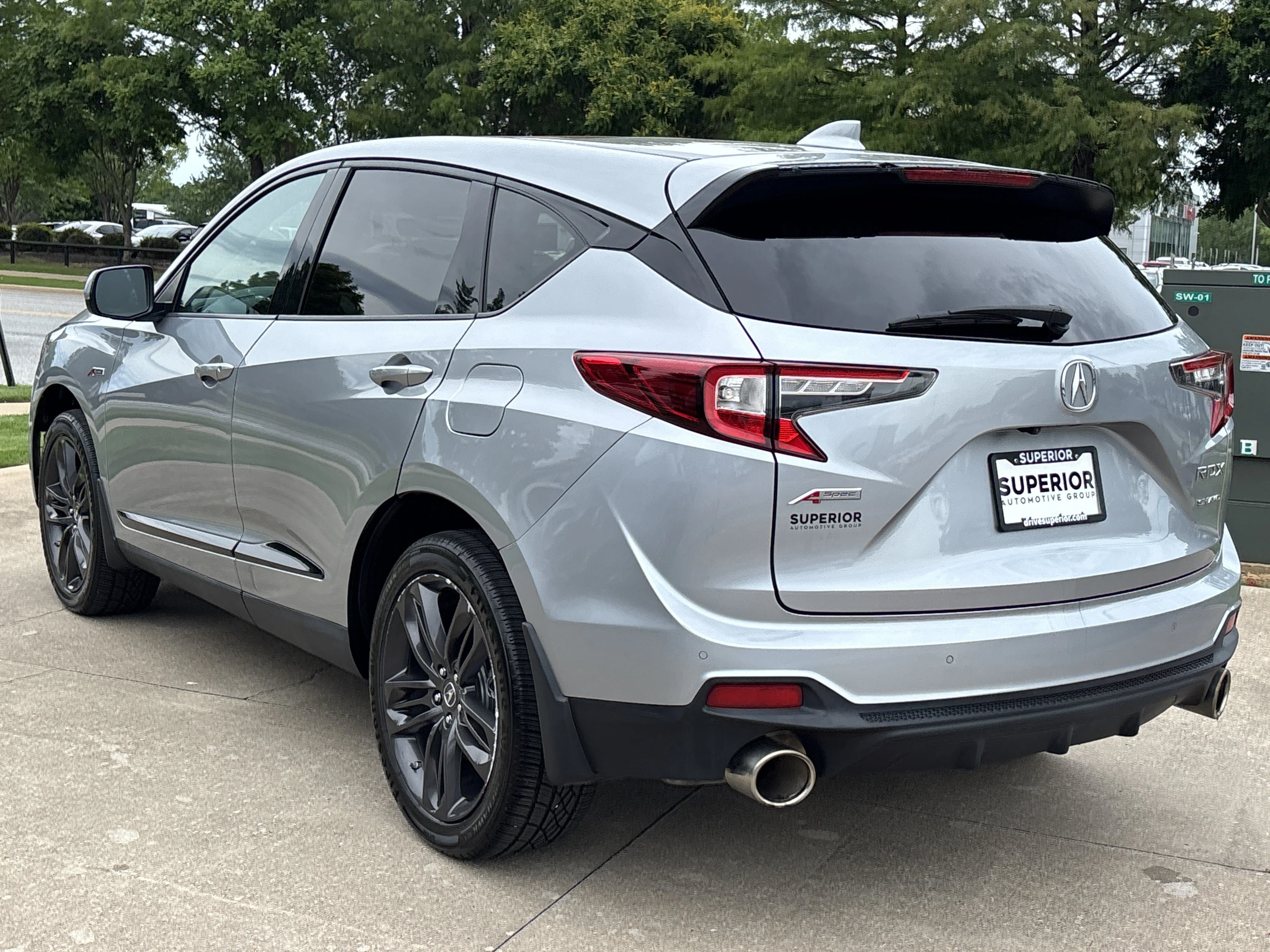 Used 2020 Lunar Silver Metallic Acura SH-AWD A-Spec Package image 10
