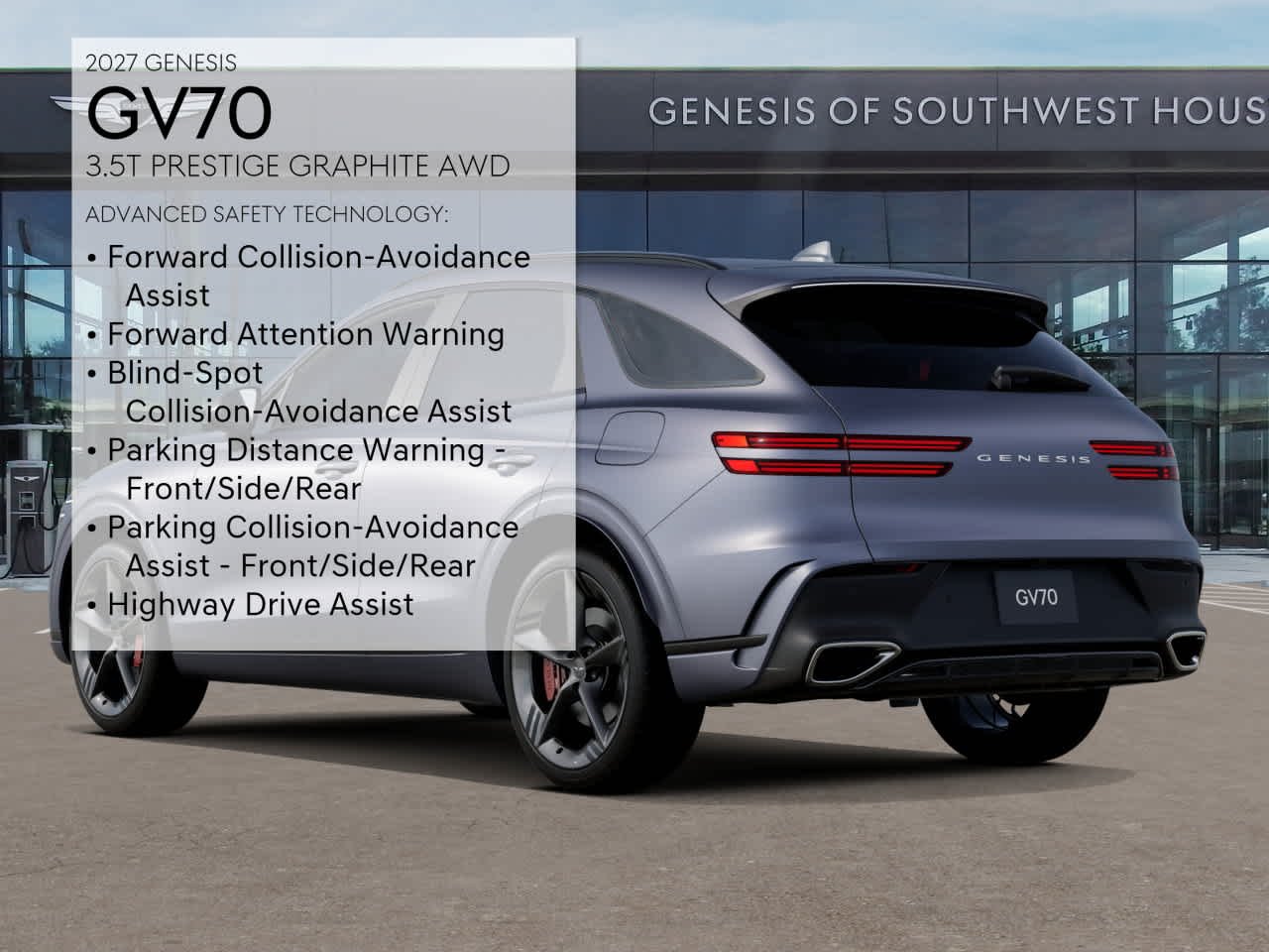New 2027 Ceres Blue Matte Genesis 3.5T PRESTIGE GRAPHITE image 7