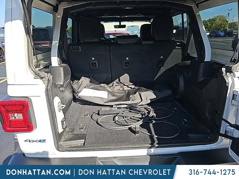 Used 2023 White Jeep Sahara 4xe image 12