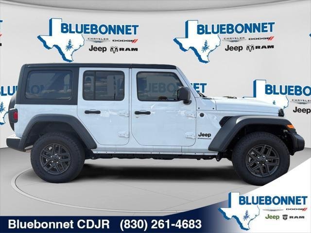 New 2026 Bright White Clear-Coat Exterior Paint Jeep Sport S image 4