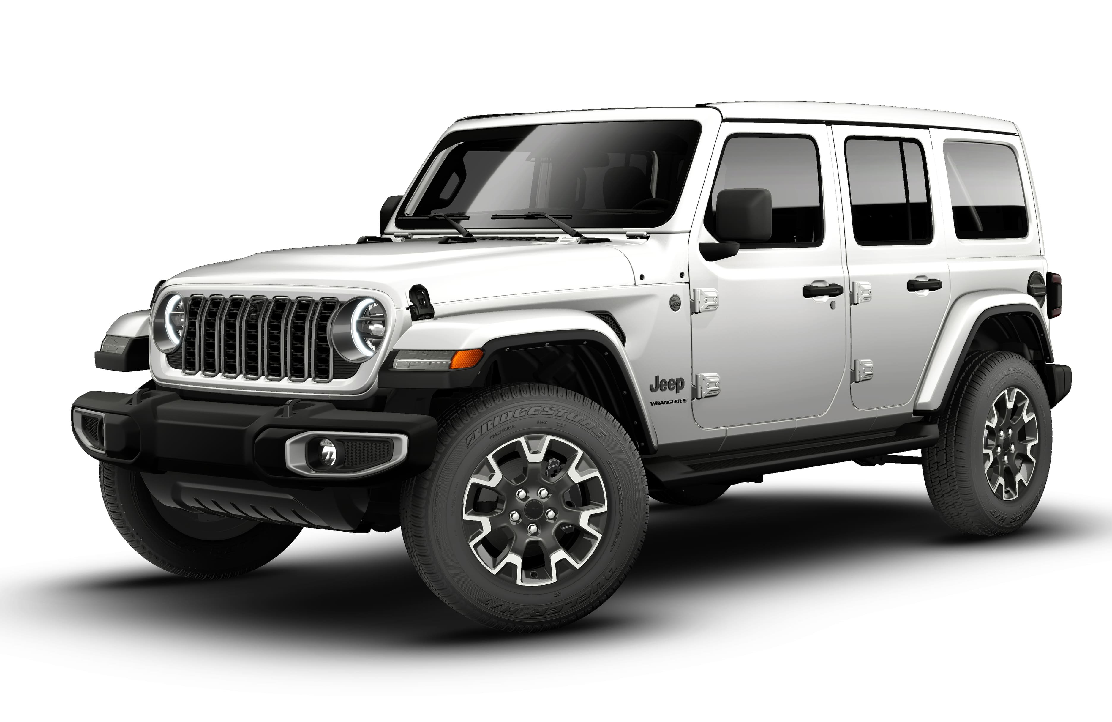 New 2026 Bright White Clear-Coat Exterior Paint Jeep Sahara image 13