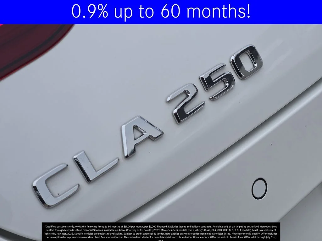 Certified Used 2026 Polar White Mercedes-Benz CLA 250 image 7