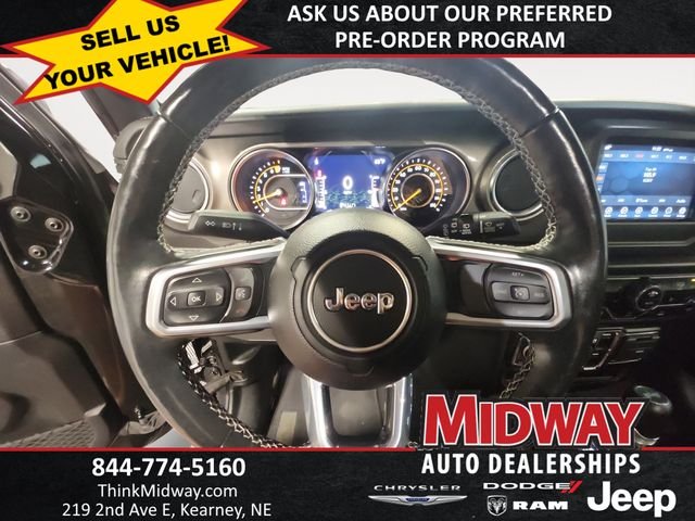 Used 2021 Black Jeep Unlimited Sahara image 12