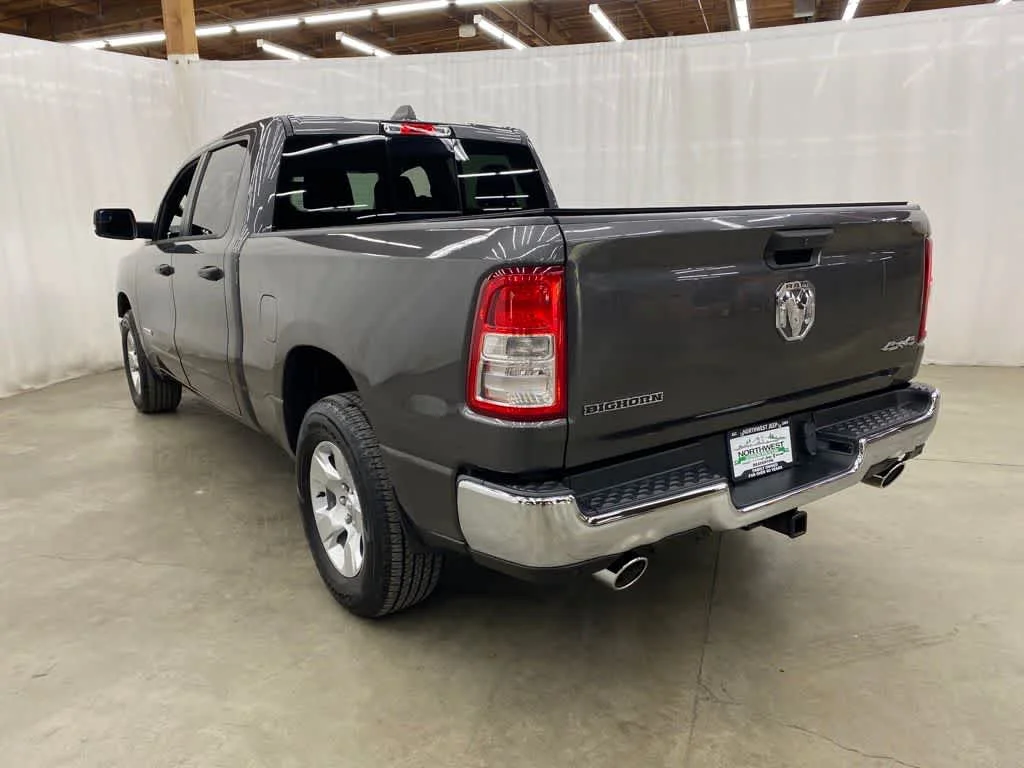Used 2024 Granite Crystal Metallic Clearcoat Ram Big Horn image 4