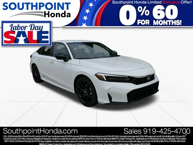 2026 Honda Civic Sport