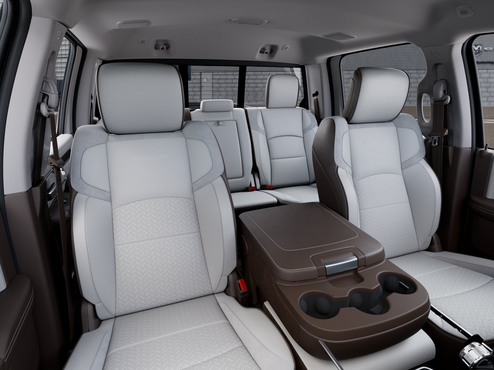 New 2026 Bright White Clear-Coat Exterior Paint RAM Laramie image 9