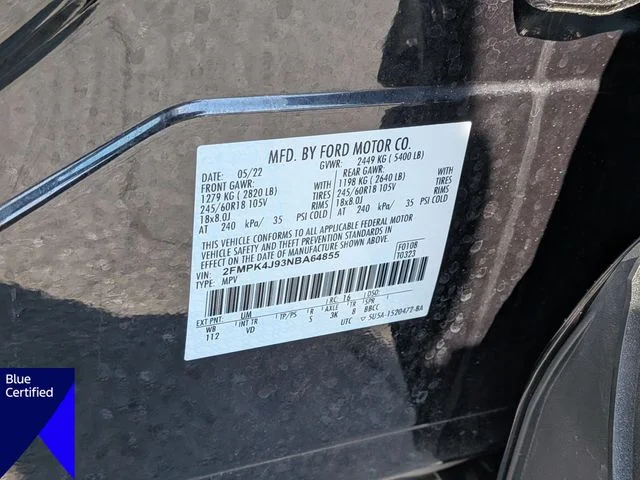 Used 2022 Black Ford SEL image 37