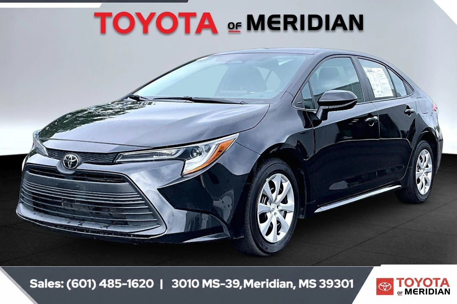 Used 2024 Midnight Black Metallic Toyota LE image 9