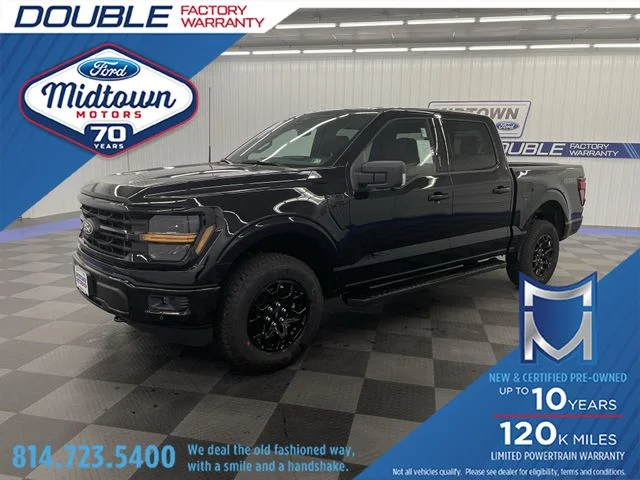 New 2026 Agate Black Metallic Ford XLT image 1