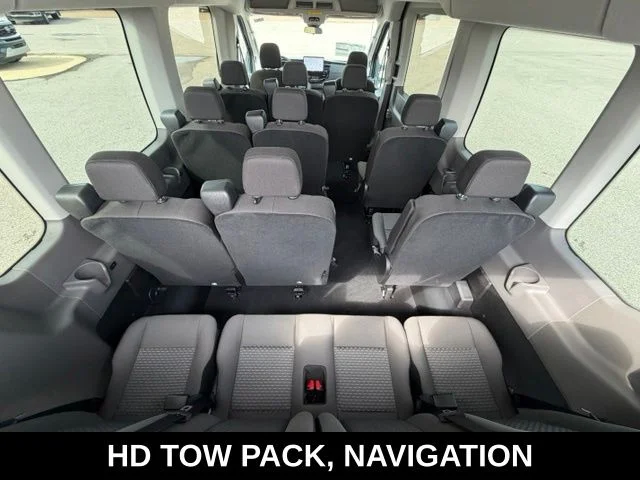 New 2026 Blue Metallic Ford Passenger Van XLT image 2