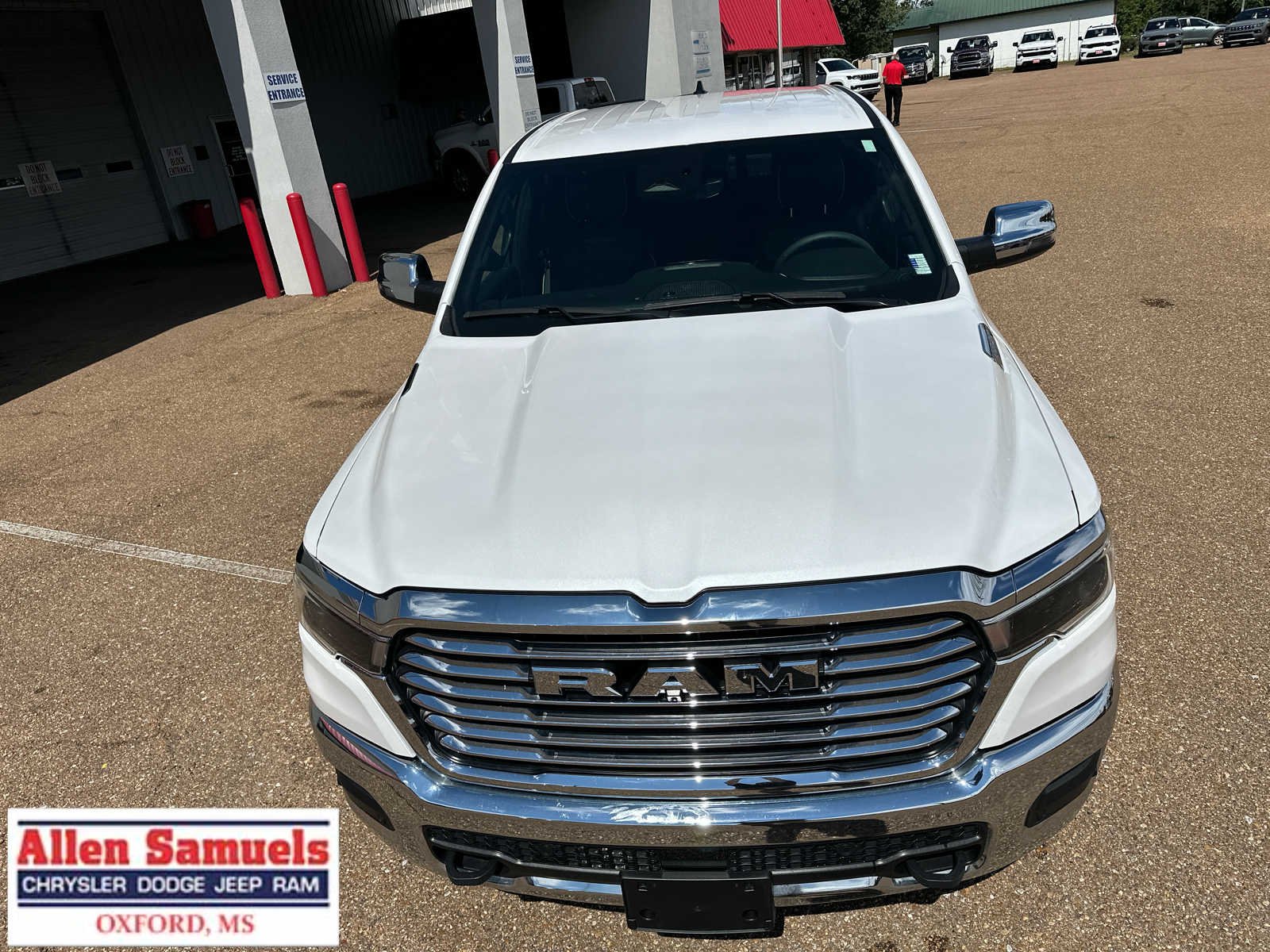 Used 2025 Bright White Clearcoat Ram Laramie image 9