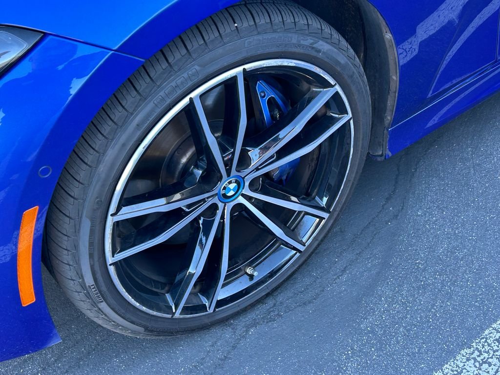 Certified Used 2023 Blue Metallic BMW 330e xDrive image 3