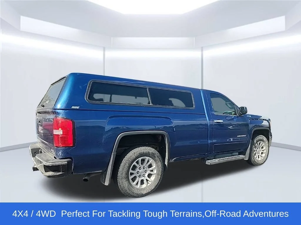 Used 2015 STONE BLUE METALLIC GMC SLE image 3