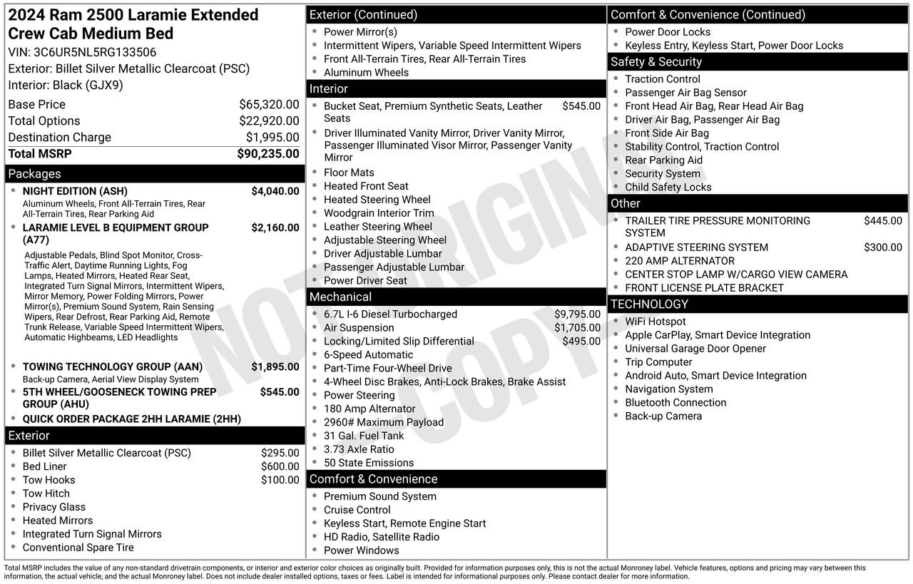Used 2024 Silver Ram Laramie image 38
