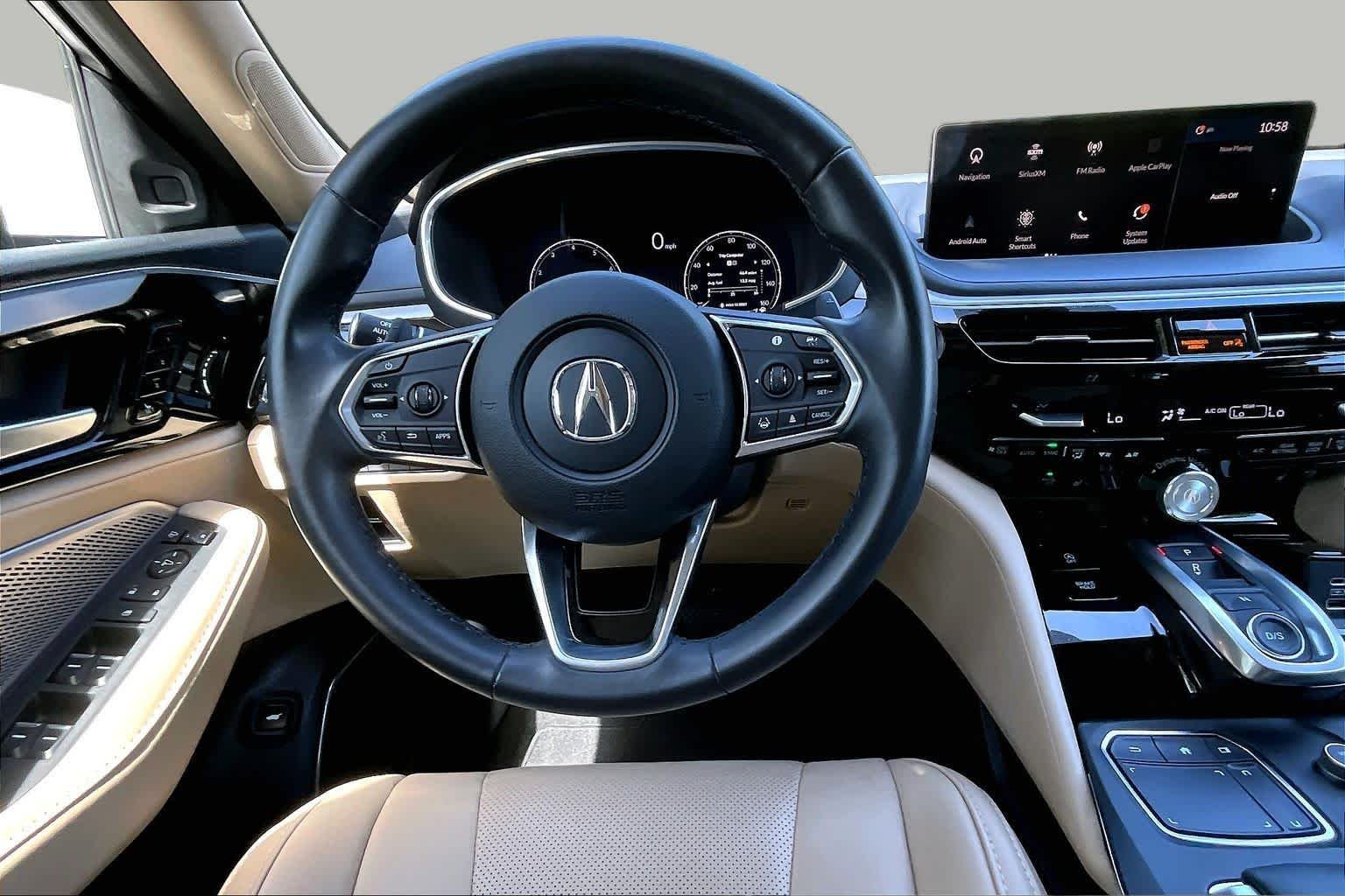 Used 2024 Platinum White Pearl Acura w/Technology Package image 6