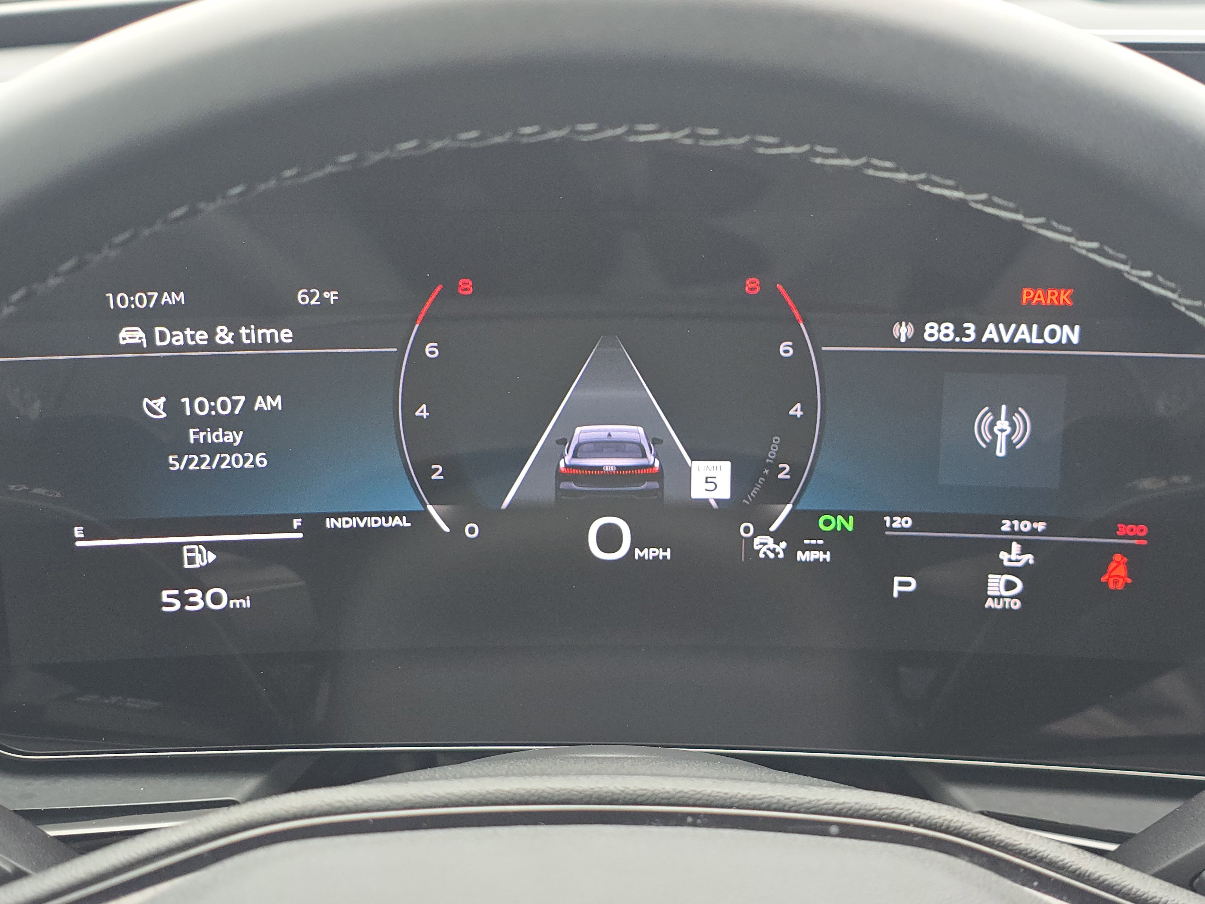 Used 2025 Horizon Blue Metallic Audi Premium image 24
