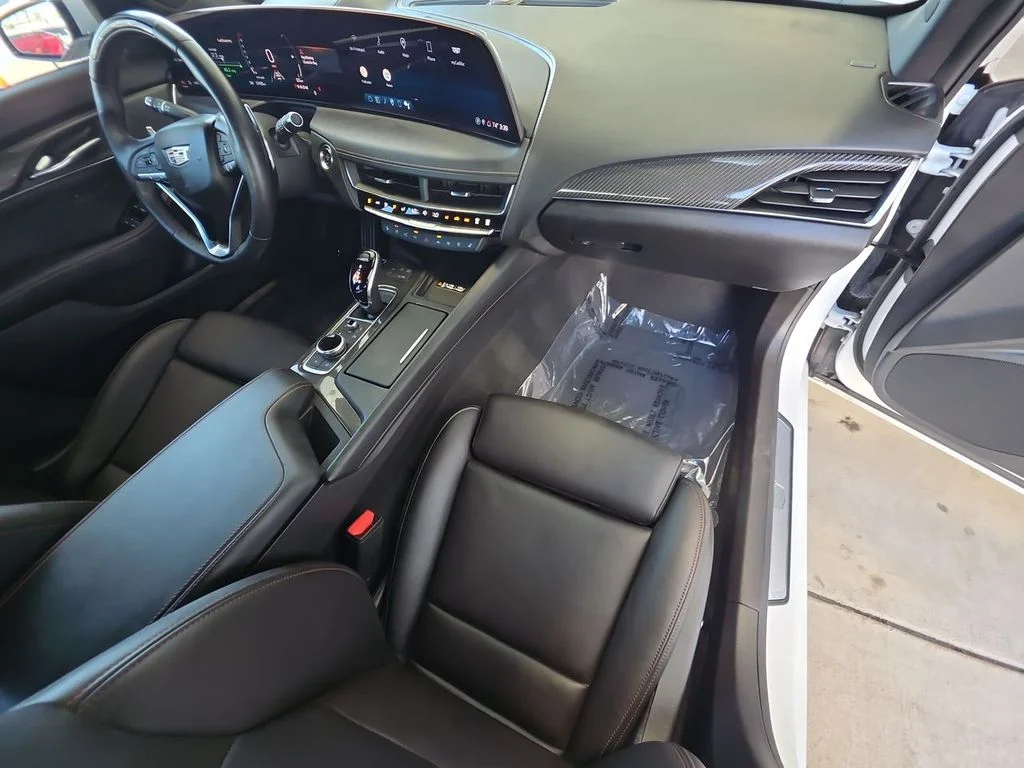 Used 2025 Crystal White Tricoat Cadillac Sport image 30