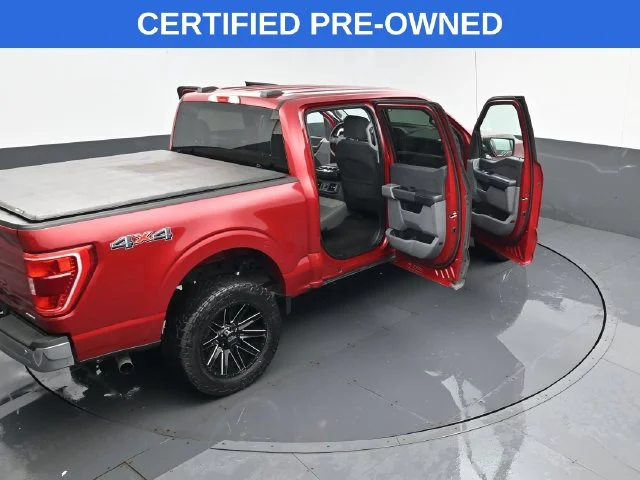 Certified Used 2021 Red Metallic Ford XLT image 26