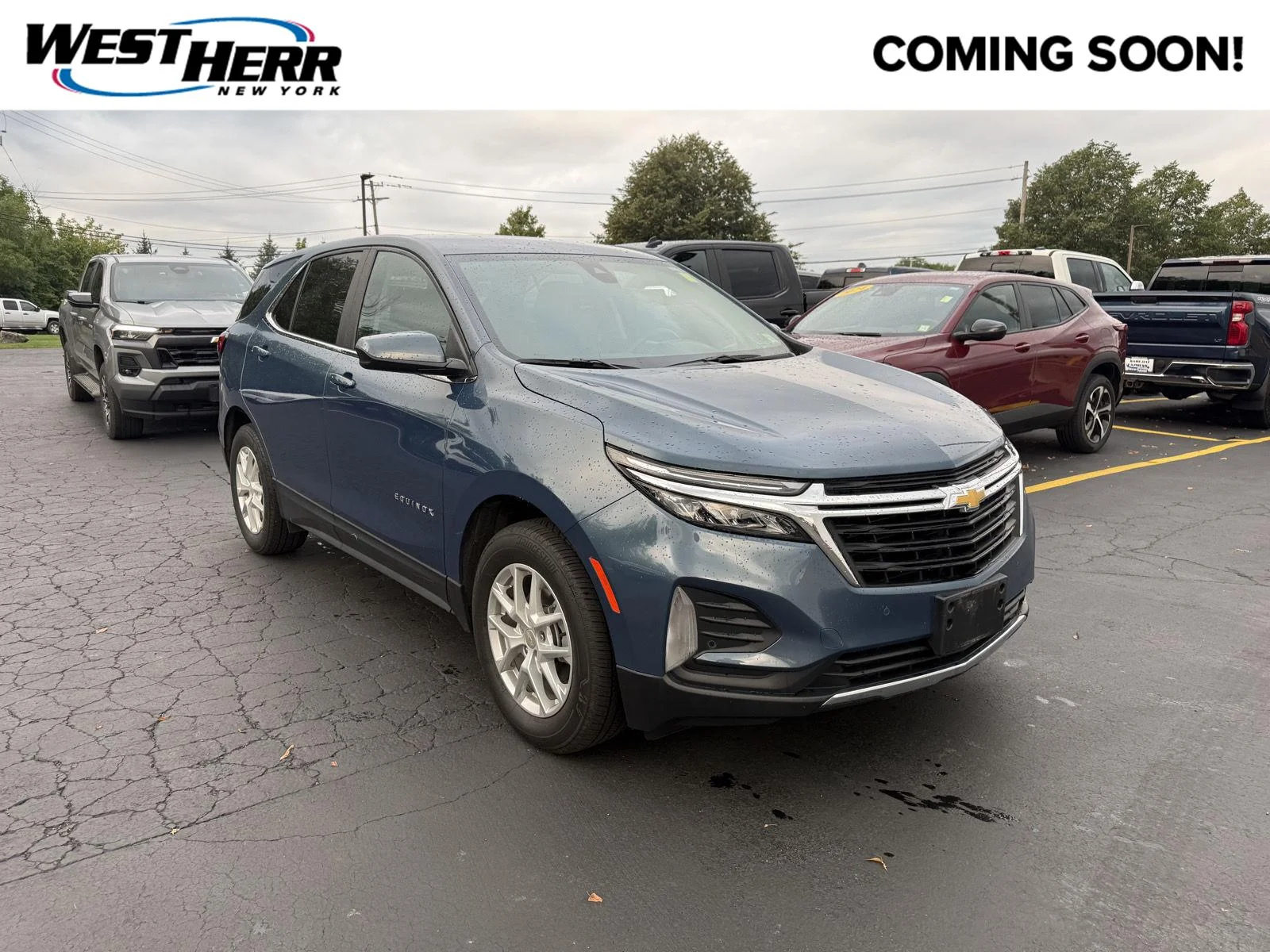 Used 2024 Lakeshore Blue Metallic Chevrolet LT image 1