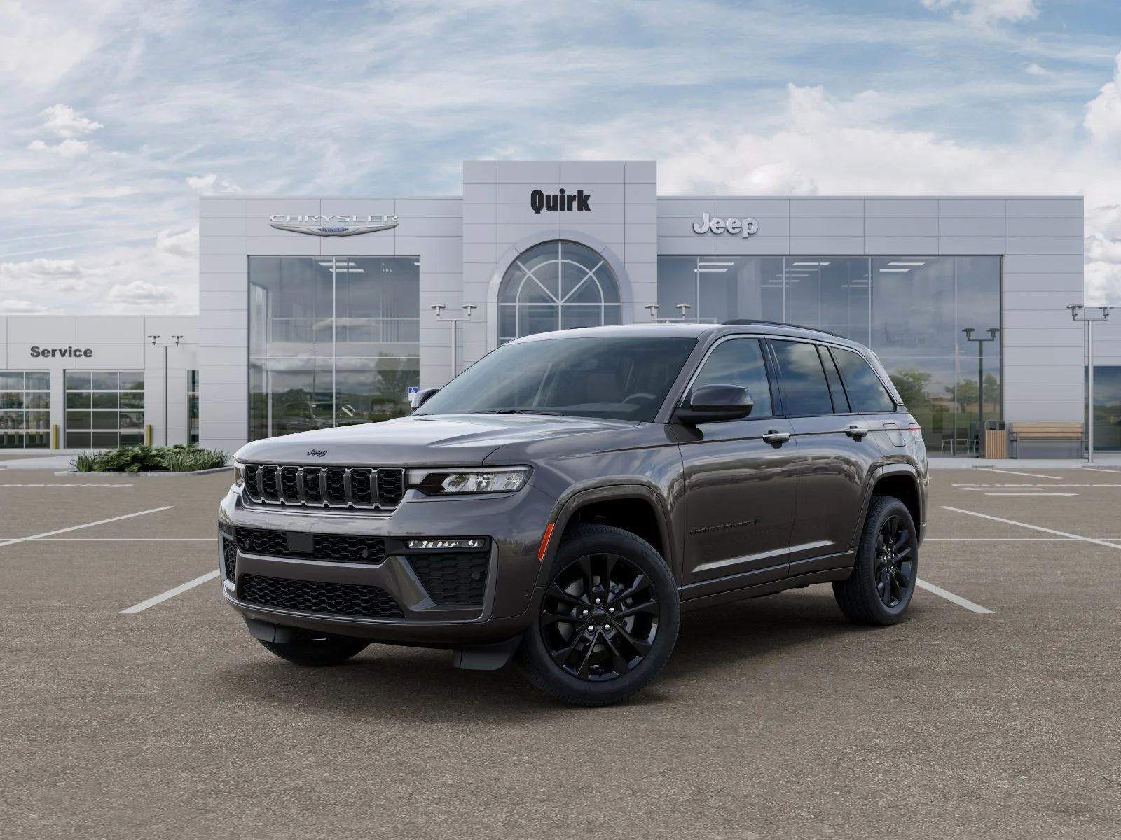 New 2026 Baltic Gray Metallic Clear-Coat Exterior Paint Jeep Limited Reserve image 1