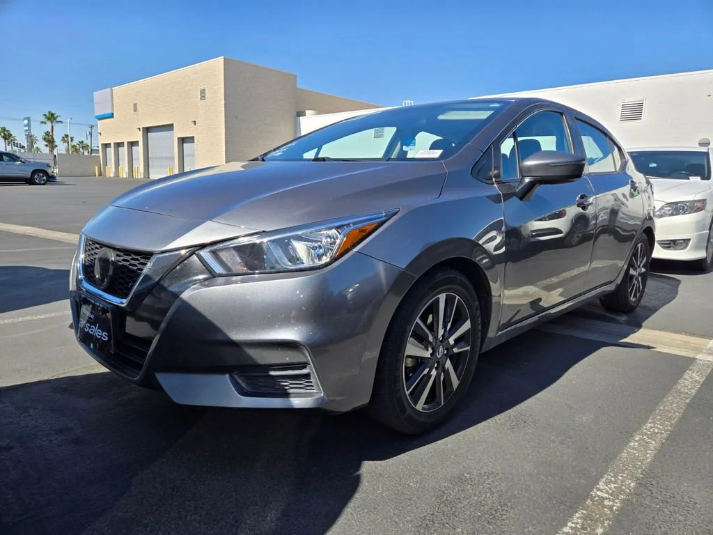 Used 2021 Gun Metallic Nissan SV image 4